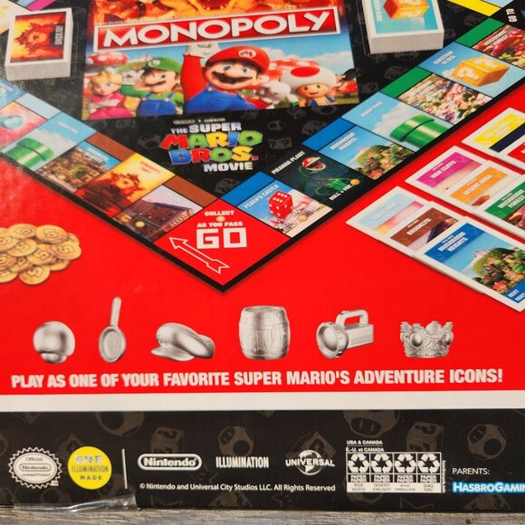NEW Monopoly Super Mario Movie Edition Board Game Nintendo Bowser CHRISTMAS GIFT - Picture 8 of 16